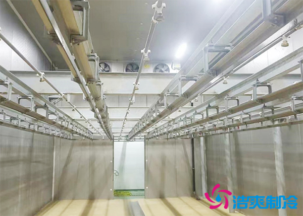 屠宰場建造200噸豬肉排酸冷庫安裝造價(jià)多少錢？-浩爽制冷